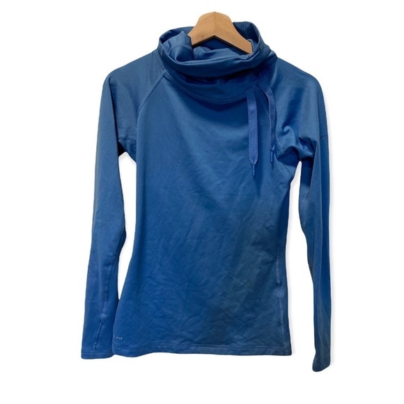 Nike Dri-Fit Turtle Neck Long Sleeve Sweatshirt Women’s Small - Picture 1 of 6